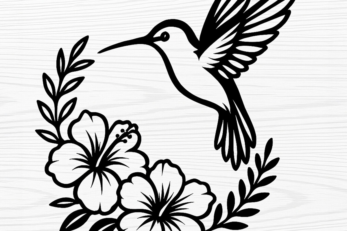 Σετ των 2 Intra απο ξύλο plywood 3mm-4mm πάχος – Κοπή χαρτιού Κολίβριο Δίασταση  20x20 cm INTRAFABR-119818207