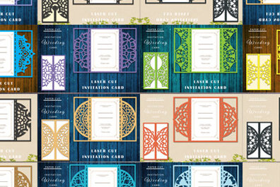 Σετ των 2 Intra απο ξύλο plywood 3mm-4mm πάχος – Πακέτο Προσκλητηρίου Cut Paper Cut Δίασταση  20x20 cm INTRAFABR-93161348