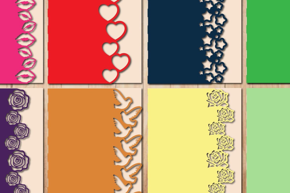 Σετ των 2 Intra απο ξύλο plywood 3mm-4mm πάχος – Πακέτο Προσκλητηρίου Cut Paper Cut Δίασταση  20x20 cm INTRAFABR-31748715