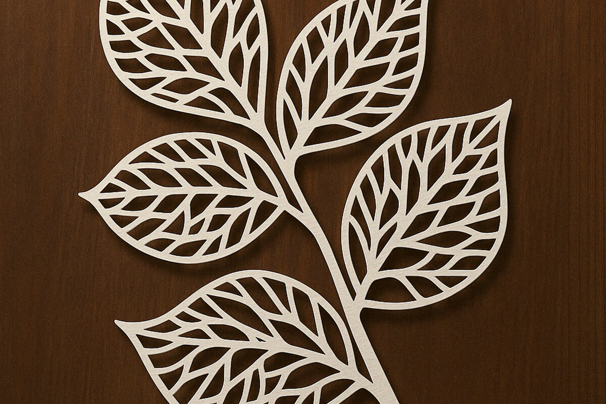 Σετ των 2 Intra απο ξύλο plywood 3mm-4mm πάχος – Αρχείο κομμένου φύλλου με χαρτί Δίασταση  20x20 cm INTRAFABR-120007930