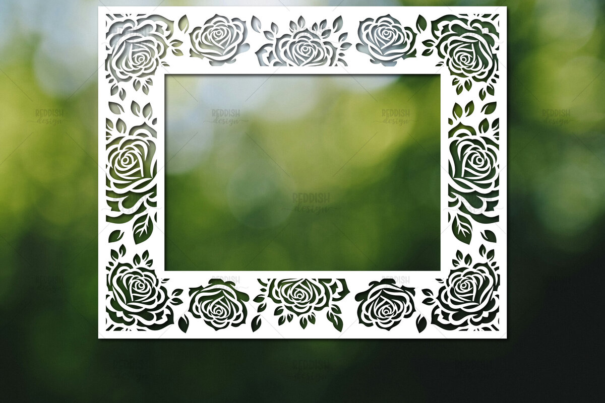 Σετ των 2 Intra απο ξύλο plywood 3mm-4mm πάχος – Paper Cut Spring Κορνίζα φωτογραφιών Δίασταση  20x20 cm INTRAFABR-114737559