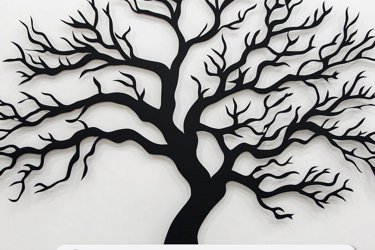 Intra απο ξύλο plywood 3mm-4mm πάχος – Διακόσμηση τοίχου δέντρου σε χαρτί Δίασταση  40x30 cm INTRAFABR-108520896