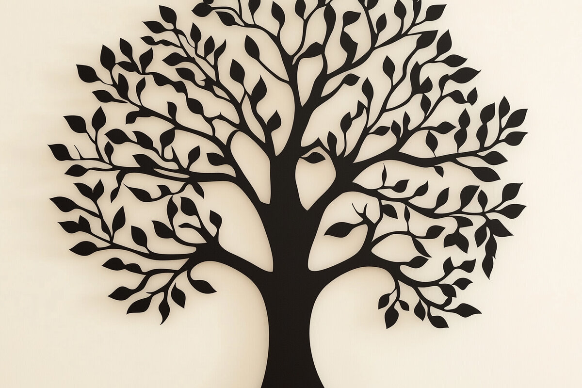 Intra απο ξύλο plywood 3mm-4mm πάχος – Διακόσμηση τοίχου δέντρου σε χαρτί Δίασταση  40x30 cm INTRAFABR-108528954