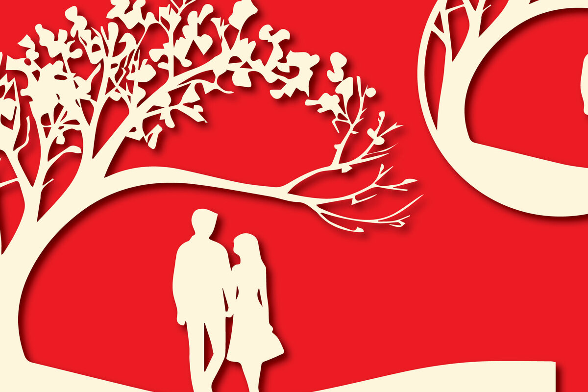 Σετ των 2 Intra απο ξύλο plywood 3mm-4mm πάχος – Paper Cut Valentine Decor Bundle Δίασταση  20x20 cm INTRAFABR-88278760