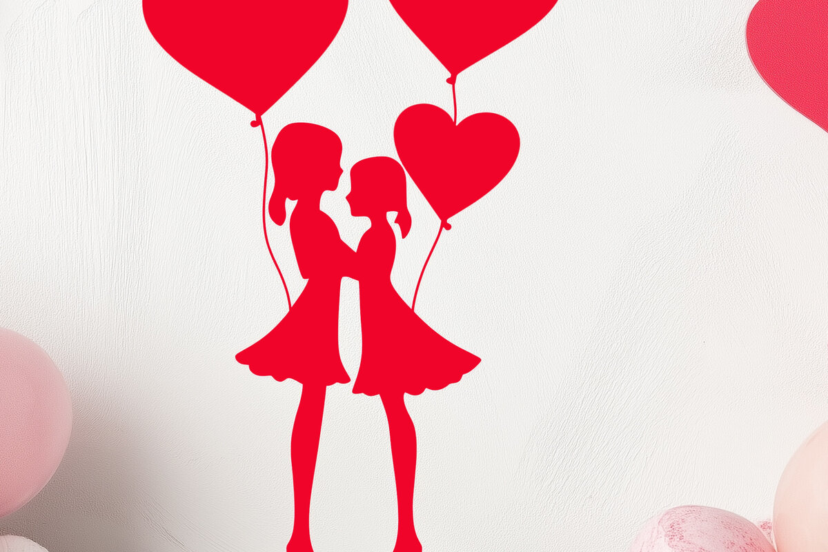 Σετ των 2 Intra απο ξύλο plywood 3mm-4mm πάχος – Paper Cut Valentine Decor Δίασταση  20x20 cm INTRAFABR-112569770