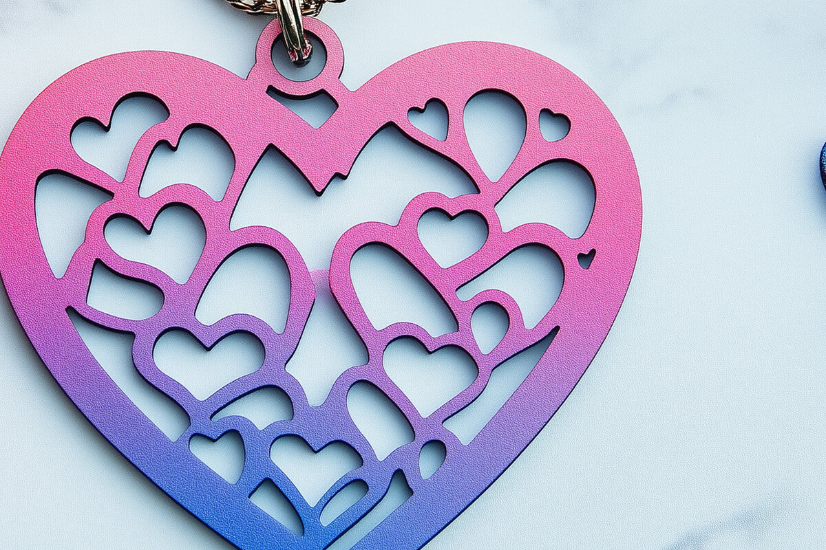 Σετ των 3 Intra απο ξύλο plywood 3mm-4mm πάχος – Κοπή χαρτιού Μπρελόκ για την ημέρα του Αγίου Βαλεντίνου Δίασταση  5x5 cm INTRAFABR-113980291