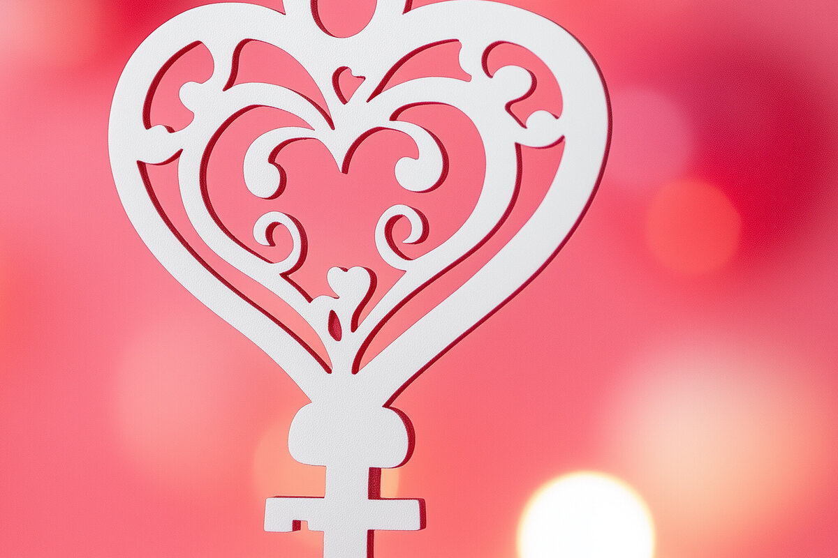 Σετ των 3 Intra απο ξύλο plywood 3mm-4mm πάχος – Κοπή χαρτιού Μπρελόκ για την ημέρα του Αγίου Βαλεντίνου Δίασταση  5x5 cm INTRAFABR-114010474