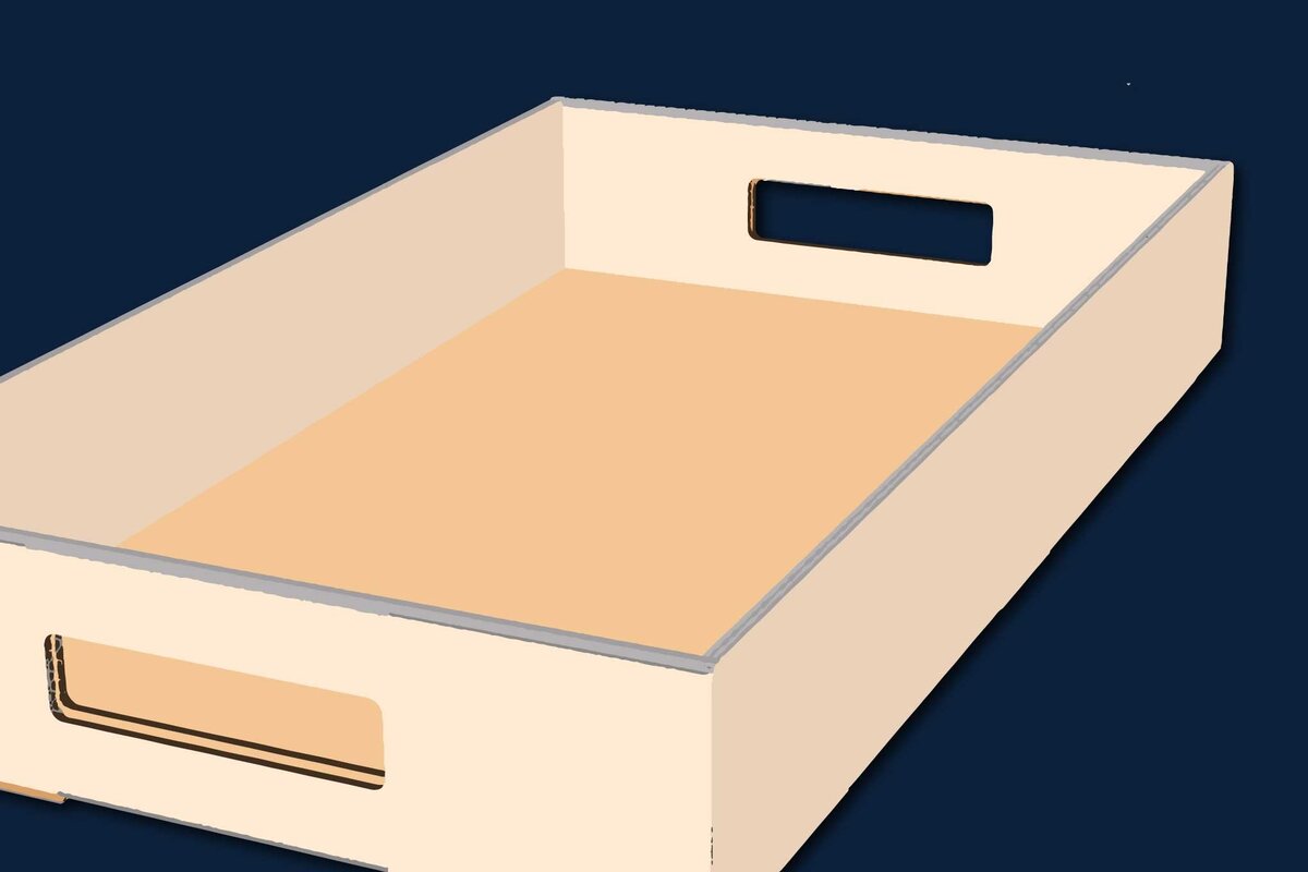 Σετ των 2 Intra απο ξύλο plywood 3mm-4mm πάχος – PAPER/ Die CUT Πρότυπο δίσκου Δίασταση  20x20 cm INTRAFABR-75780224