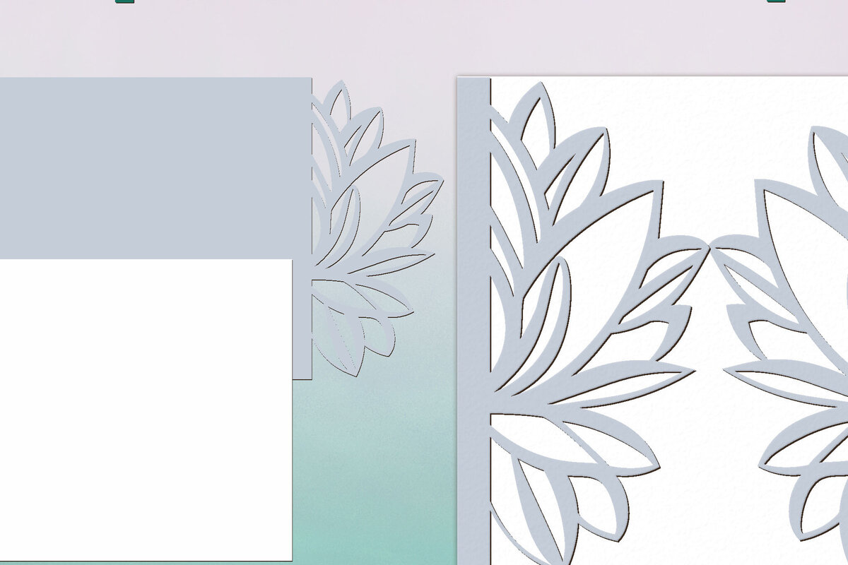 Σετ των 2 Intra απο ξύλο plywood 3mm-4mm πάχος – Χάρτινος φάκελος πρόσκλησης. 3D χάρτινο δώρο Δίασταση  20x20 cm INTRAFABR-81730824