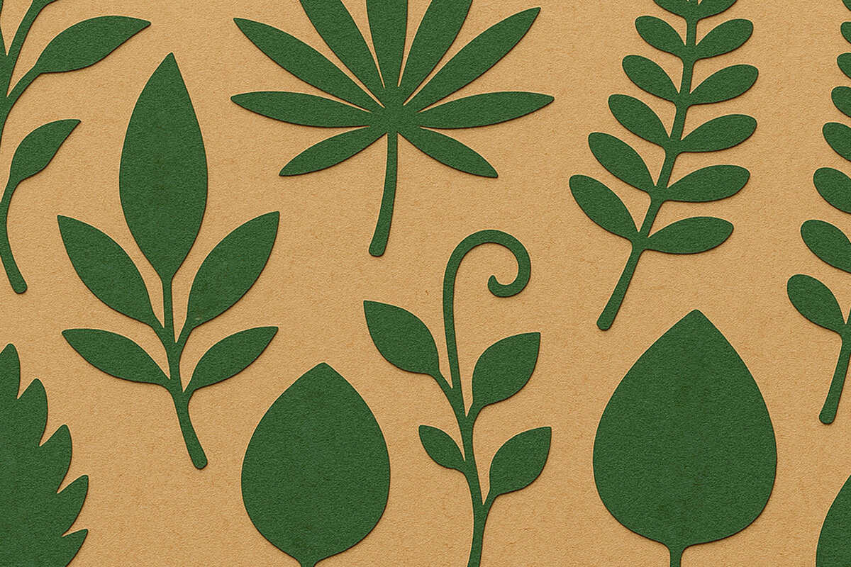 Σετ των 2 Intra απο ξύλο plywood 3mm-4mm πάχος – Πρότυπο δέσμης φύλλων χαρτιού Δίασταση  20x20 cm INTRAFABR-124375825