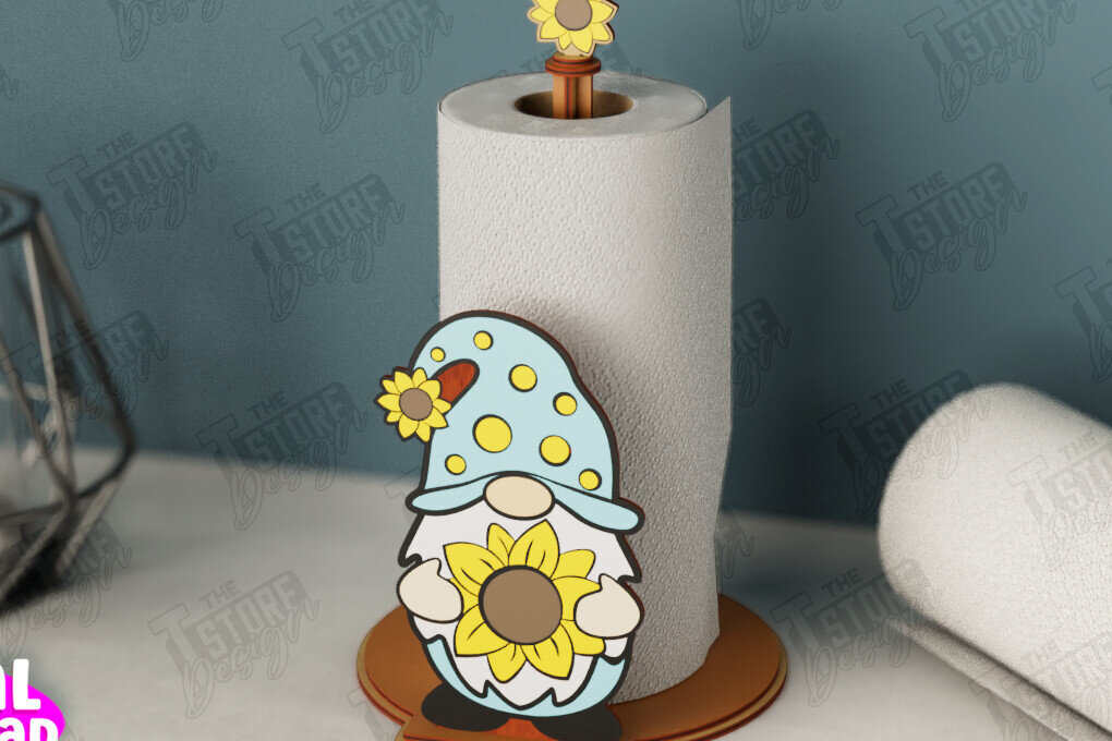 Σετ των 2 Intra απο ξύλο plywood 3mm-4mm πάχος – Χαρτοπετσέτα |Σχήμα Gnome| Κουζίνα Δίασταση  20x20 cm INTRAFABR-112629103