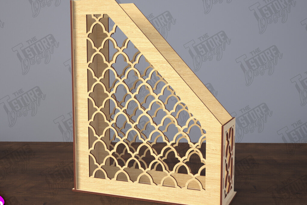 Σετ των 2 Intra απο ξύλο plywood 3mm-4mm πάχος – Δίσκος χαρτιού | Desktop Office Organizer Δίασταση  20x20 cm INTRAFABR-116214698