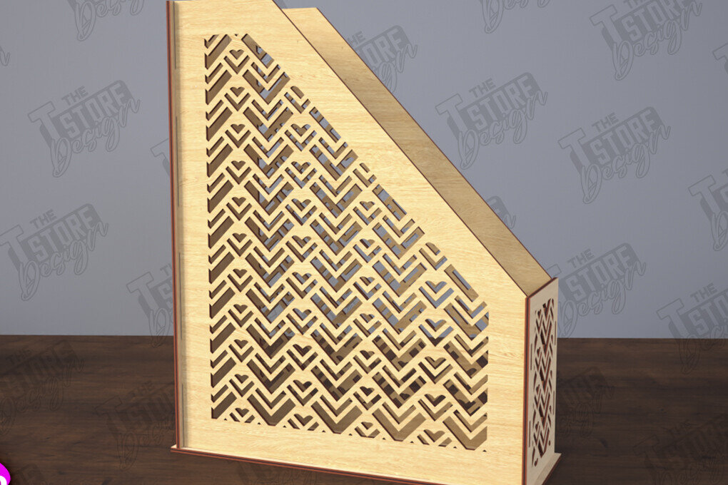 Σετ των 2 Intra απο ξύλο plywood 3mm-4mm πάχος – Δίσκος χαρτιού | Desktop Office Organizer Δίασταση  20x20 cm INTRAFABR-116214720