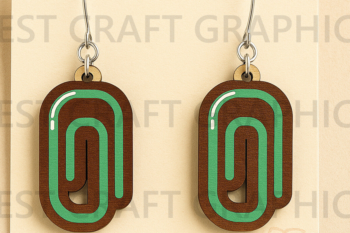 Σετ των 3 Intra απο ξύλο plywood 3mm-4mm πάχος – Σκουλαρίκια με συνδετήρες – Χαρτικά Δίασταση  5x5 cm INTRAFABR-124955812