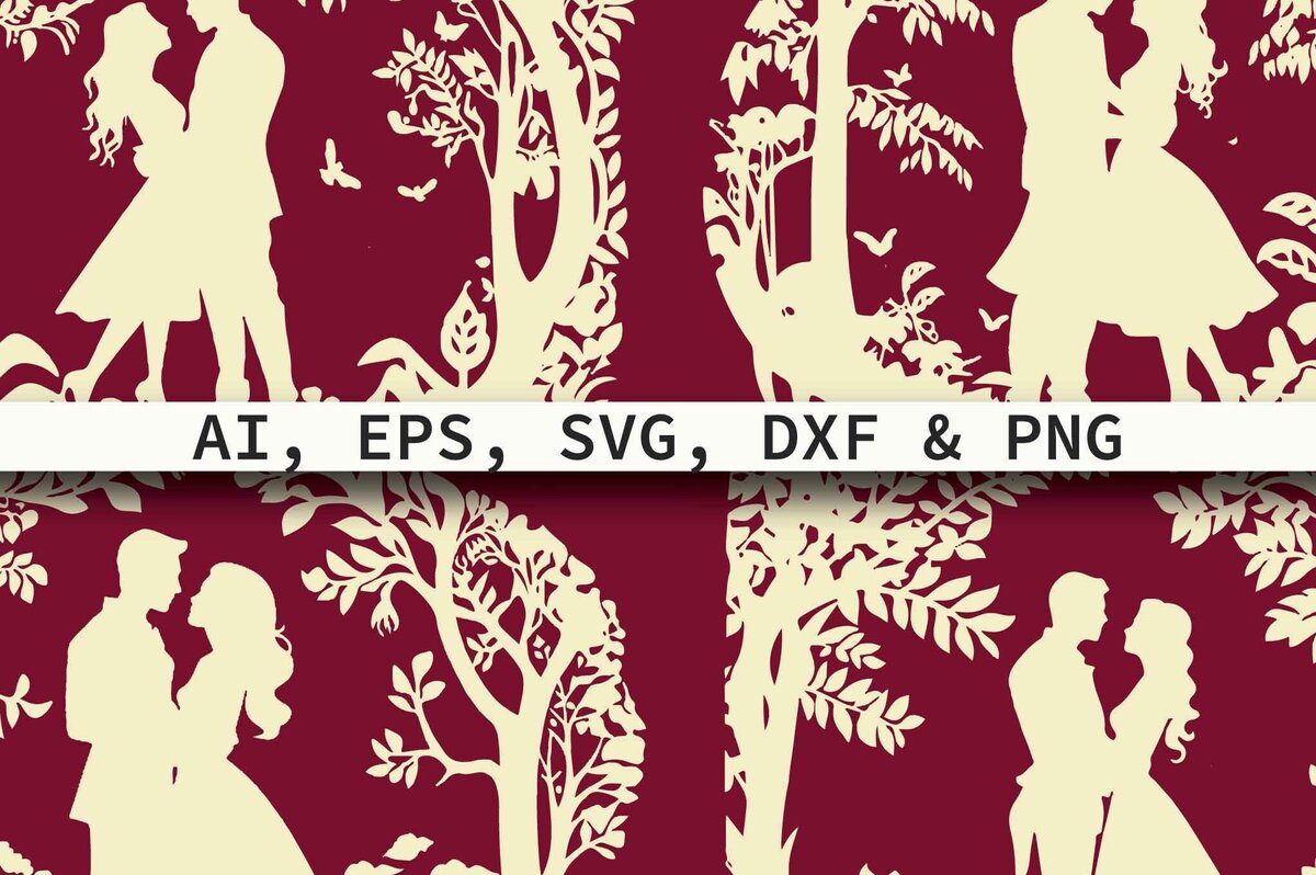 Σετ των 2 Intra απο ξύλο plywood 3mm-4mm πάχος – Πακέτο για την επετειακή κάρτα Papercut Δίασταση  20x20 cm INTRAFABR-80067491