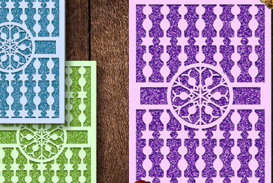 Σετ των 2 Intra απο ξύλο plywood 3mm-4mm πάχος – Χάρτινο χριστουγεννιάτικες κάρτες Δίασταση  20x20 cm INTRAFABR-81403819