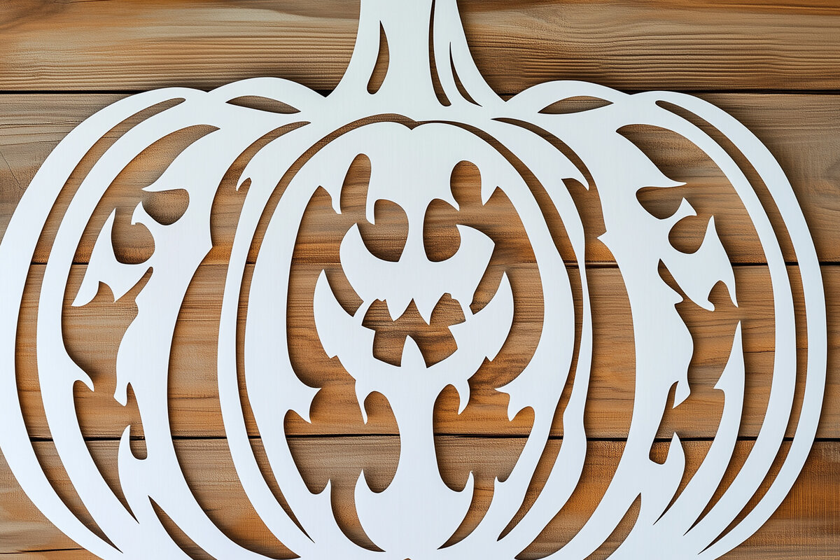 Intra απο ξύλο plywood 3mm-4mm πάχος – Διακοσμητικό κομμένο αρχείο κολοκύθας με χαρτί Δίασταση  40x30 cm INTRAFABR-103108664