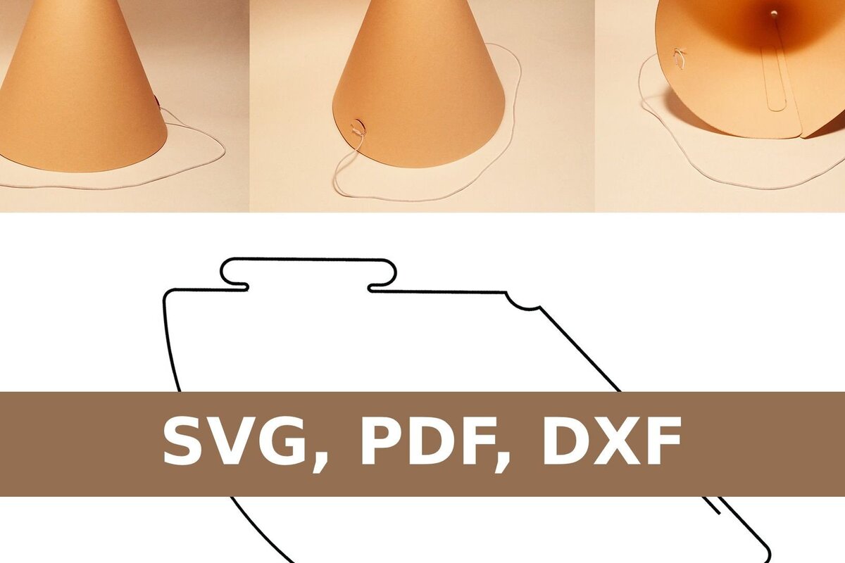 Σετ των 2 Intra απο ξύλο plywood 3mm-4mm πάχος – Καπέλο για πάρτι Δίασταση  20x20 cm INTRAFABR-33146926