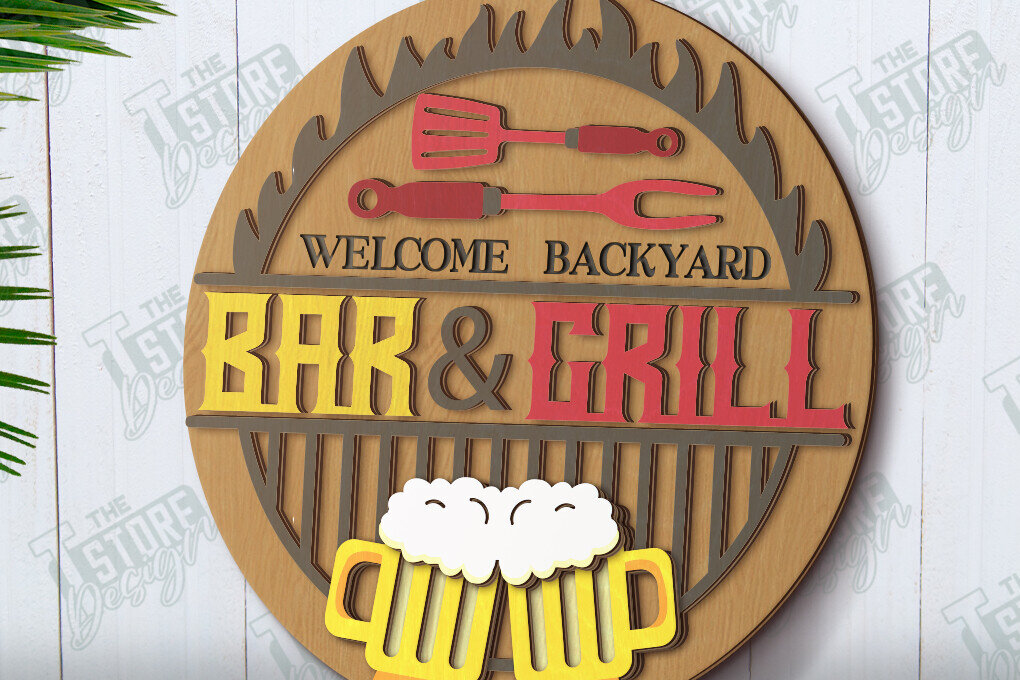 Σετ των 2 Intra απο ξύλο plywood 3mm-4mm πάχος – Κοπή λέιζερ πινακίδας βεράντας | Επιγραφές βεράντας | CNC Δίασταση  20x20 cm INTRAFABR-120345211