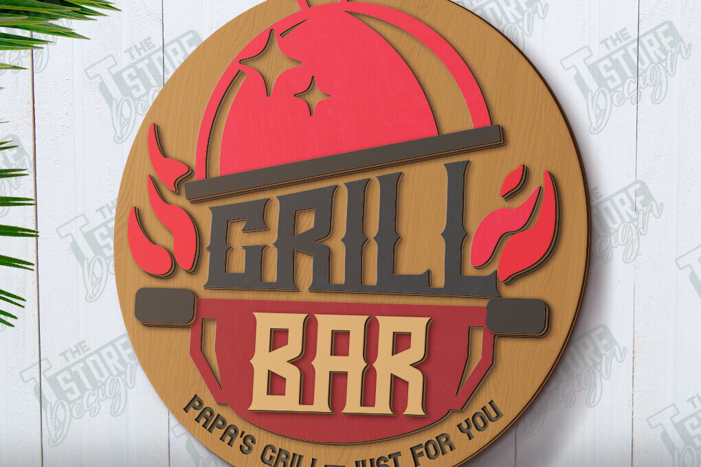 Σετ των 2 Intra απο ξύλο plywood 3mm-4mm πάχος – Κοπή λέιζερ πινακίδας βεράντας | Επιγραφές βεράντας | CNC Δίασταση  20x20 cm INTRAFABR-120345222