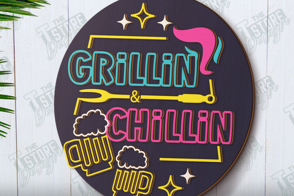 Σετ των 2 Intra απο ξύλο plywood 3mm-4mm πάχος – Κοπή λέιζερ πινακίδας βεράντας | Επιγραφές βεράντας | CNC Δίασταση  20x20 cm INTRAFABR-120345210