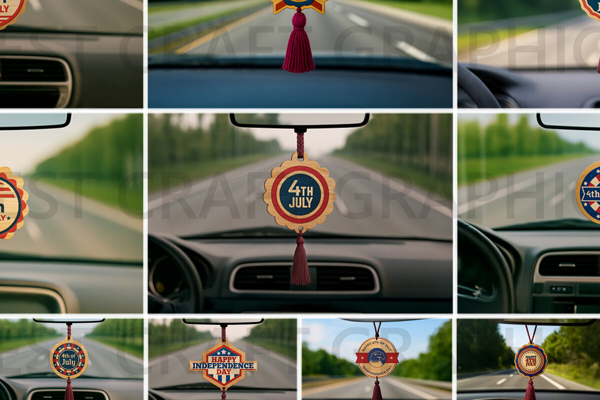 Σετ των 2 Intra απο ξύλο plywood 3mm-4mm πάχος – Πακέτο Κρεμαστό Πατριωτικό Αυτοκίνητο Δίασταση  20x20 cm INTRAFABR-123889439