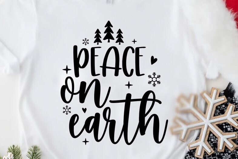 Σετ των 2 Intra απο ξύλο plywood 3mm-4mm πάχος – Ειρήνη στη Γη Δίασταση  20x20 cm INTRAFABR-80546397