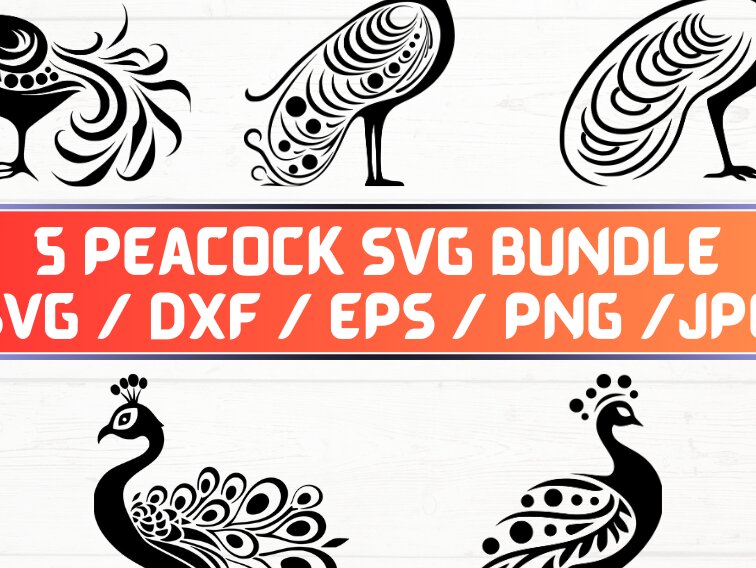 Σετ των 2 Intra απο ξύλο plywood 3mm-4mm πάχος – Peacock, DXF, EPS, JPG, PNG Δίασταση  20x20 cm INTRAFABR-115722416