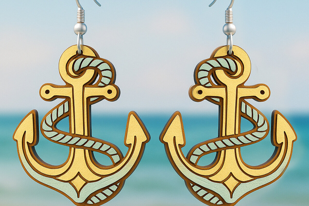 Σετ των 2 Intra απο ξύλο plywood 3mm-4mm πάχος – Pearl Shell Earrings File Δίασταση  5x5 cm INTRAFABR-123757406