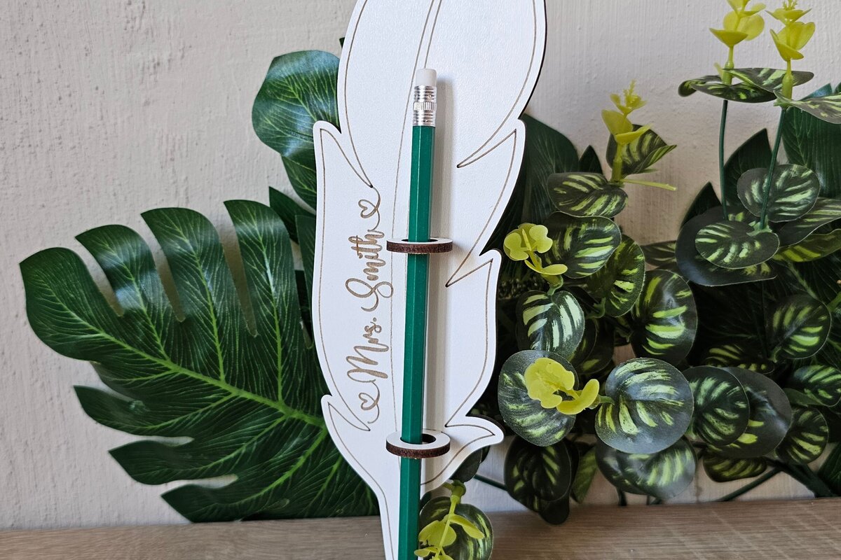 Σετ των 2 Intra απο ξύλο plywood 3mm-4mm πάχος – Αρχείο κοπής με λέιζερ με φτερό θήκης στυλό Δίασταση  20x20 cm INTRAFABR-119664794