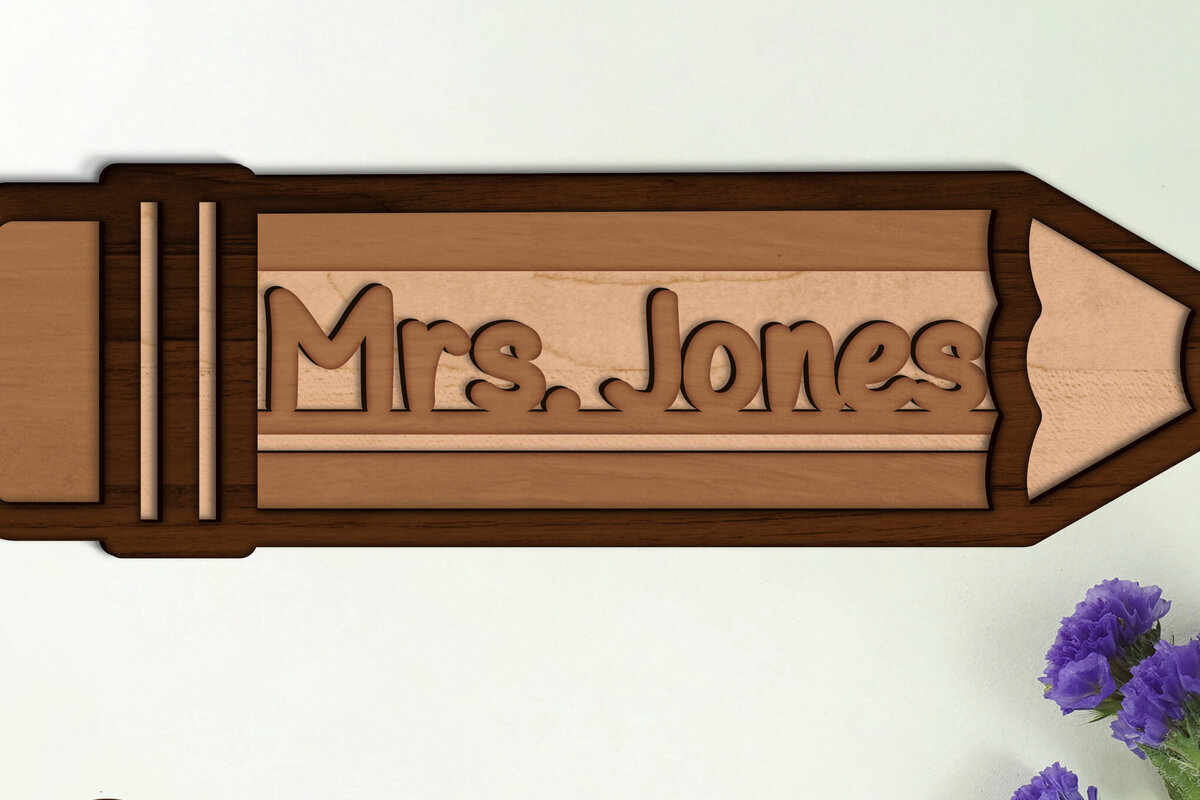 Σετ των 2 Intra απο ξύλο plywood 3mm-4mm πάχος – Πρότυπο κοπής λέιζερ διακόσμησης μολυβιού Δίασταση  20x20 cm INTRAFABR-94713160