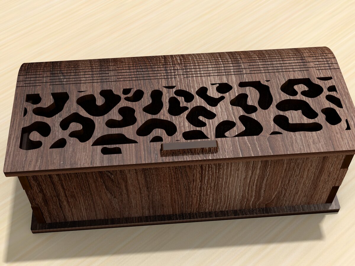 Σετ των 2 Intra απο ξύλο plywood 3mm-4mm πάχος – Μολυβοθήκη ή Κουτί γυαλιών Δίασταση  20x20 cm INTRAFABR-115899837