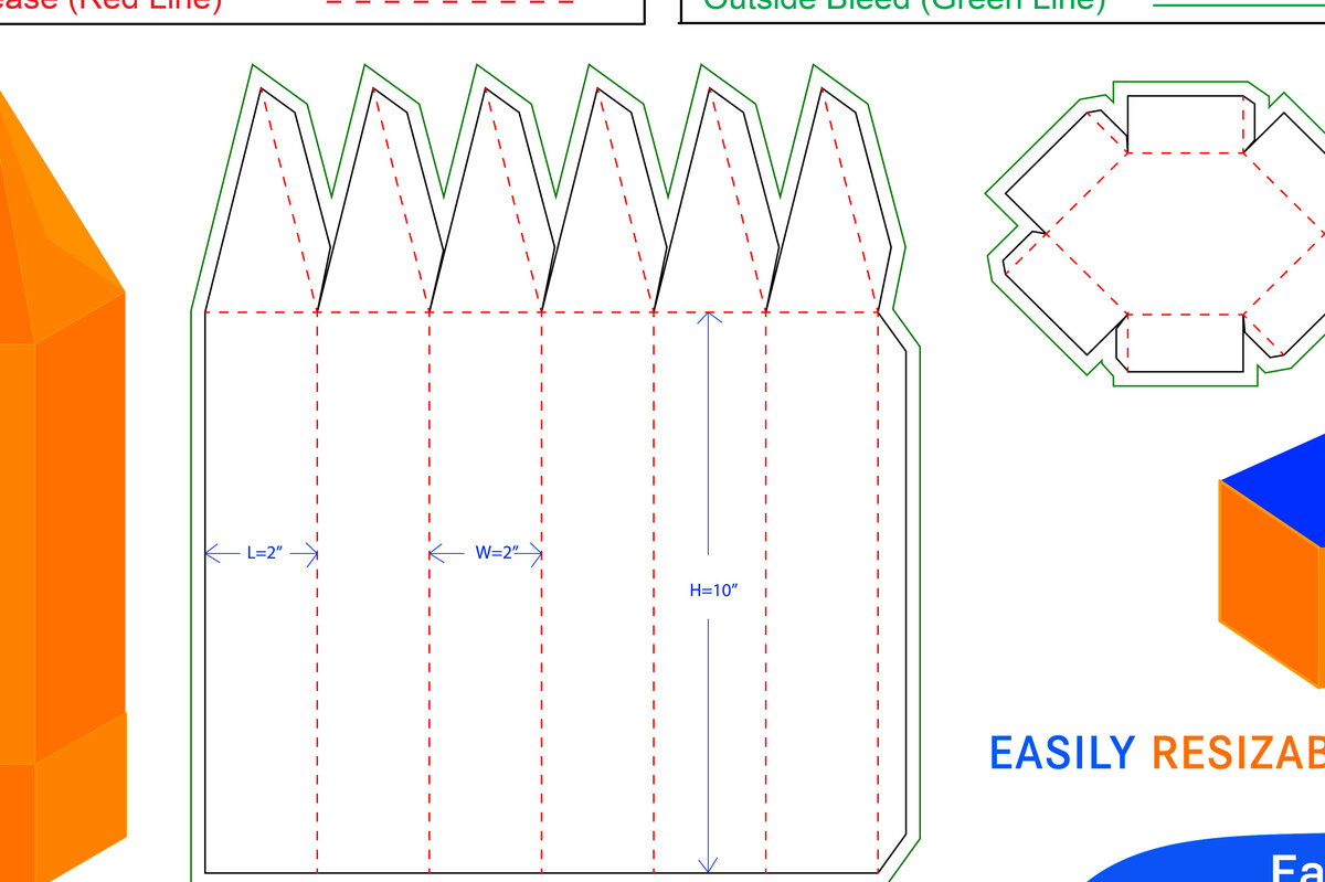 Σετ των 2 Intra απο ξύλο plywood 3mm-4mm πάχος – Pencil Type ή Bullet Type Box Dieline Δίασταση  20x20 cm INTRAFABR-27631276