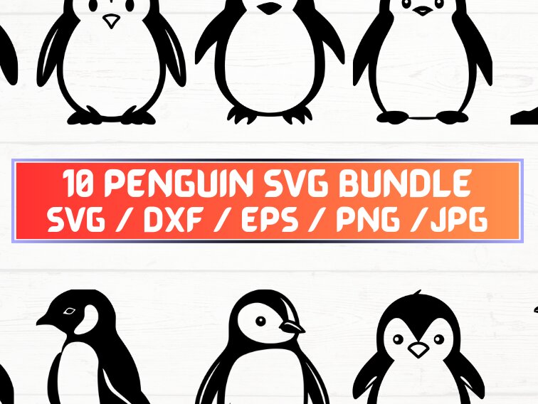 Σετ των 2 Intra απο ξύλο plywood 3mm-4mm πάχος – Penguin, DXF, EPS, JPG, PNG Δίασταση  20x20 cm INTRAFABR-115721025