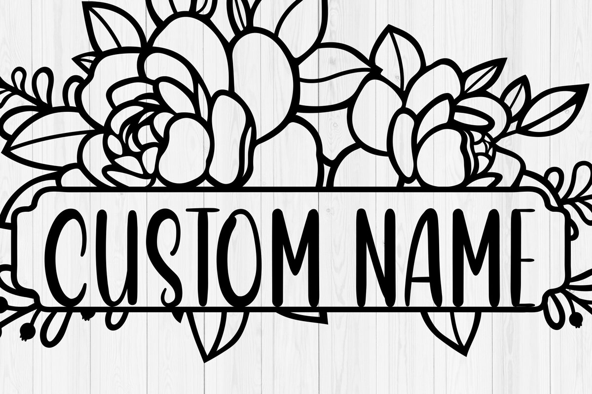 Σετ των 2 Intra απο ξύλο plywood 3mm-4mm πάχος – Παιωνία Floral όνομα - Προσαρμοσμένο λέιζερ Δίασταση  20x20 cm INTRAFABR-117890209