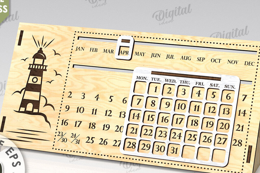 Σετ των 2 Intra απο ξύλο plywood 3mm-4mm πάχος –  διαρκούς κοπής με λέιζερ ημερολογίου Δίασταση  20x20 cm INTRAFABR-108950829