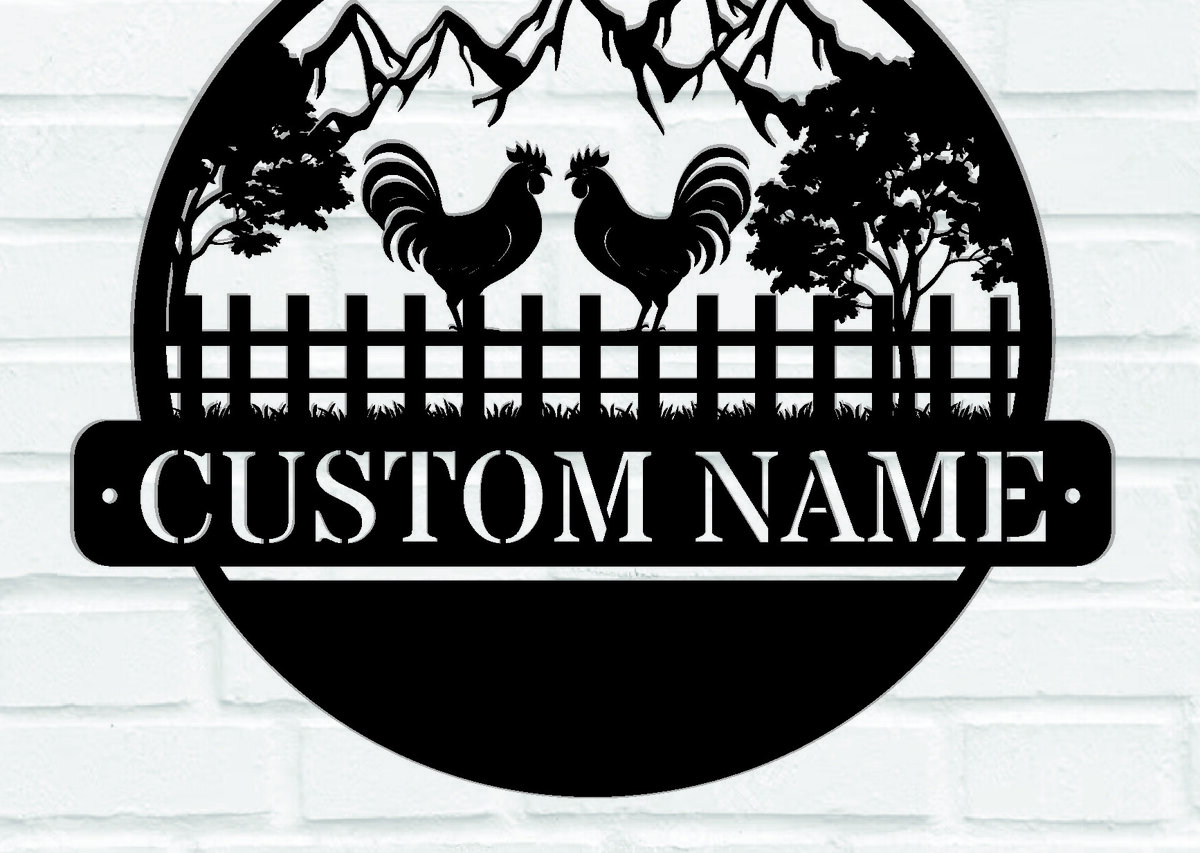 Σετ των 2 Intra απο ξύλο plywood 3mm-4mm πάχος – Εξατομικευμένη  επιγραφή κοτέτσι Δίασταση  20x20 cm INTRAFABR-111531308