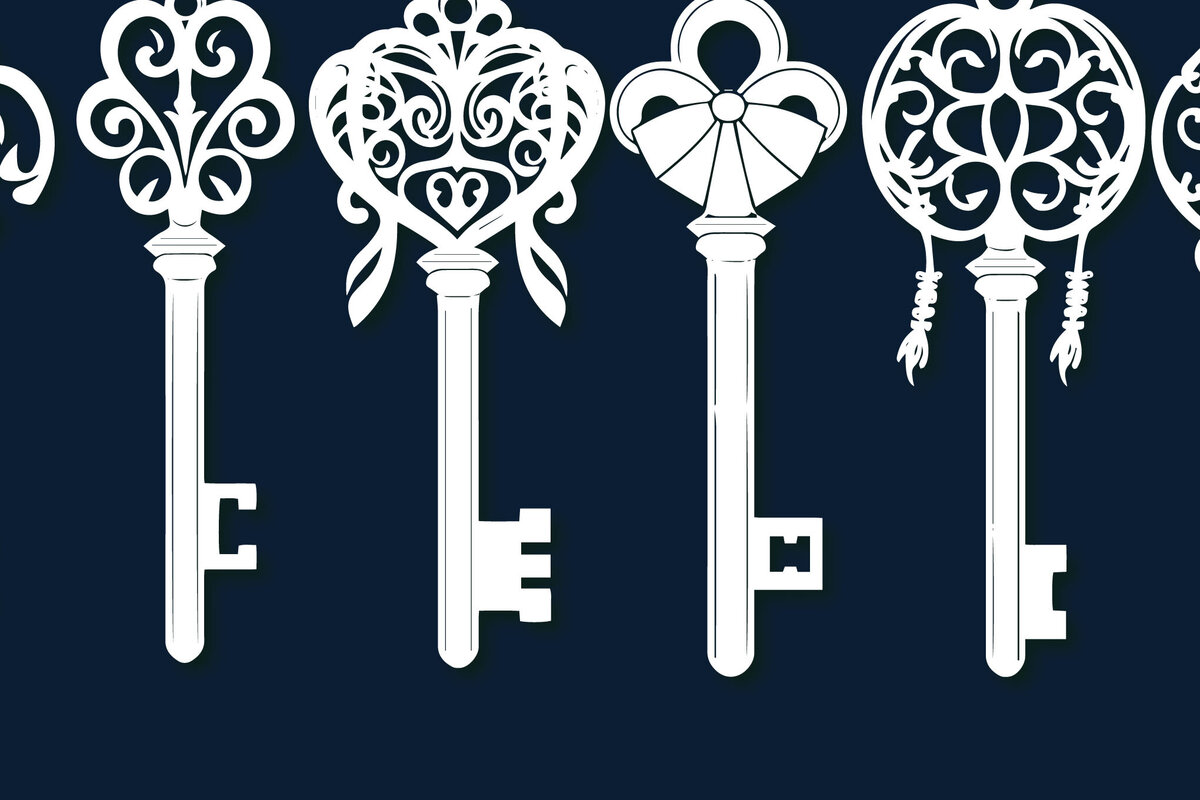 Σετ των 2 Intra απο ξύλο plywood 3mm-4mm πάχος – Εξατομικευμένη δέσμη Χριστουγεννιάτικων κλειδιών Δίασταση  20x20 cm INTRAFABR-82813154