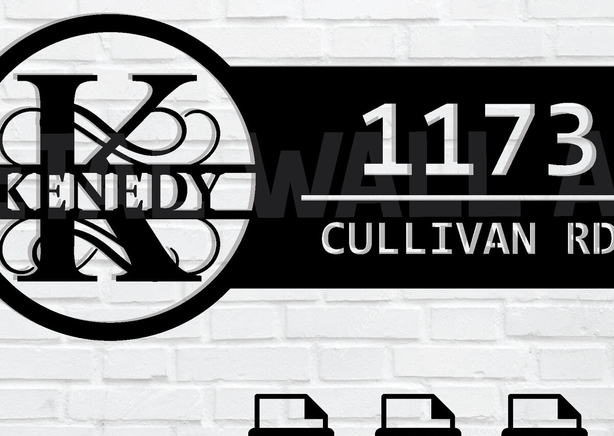 Σετ των 2 Intra απο ξύλο plywood 3mm-4mm πάχος – Εξατομικευμένη προσαρμοσμένη  πινακίδα διεύθυνσης Δίασταση  20x20 cm INTRAFABR-105108067