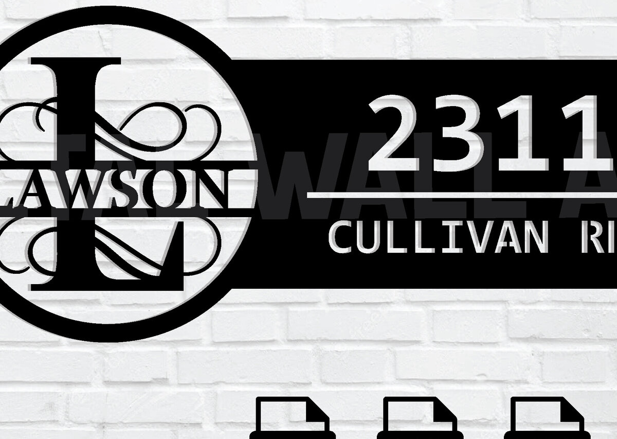 Σετ των 2 Intra απο ξύλο plywood 3mm-4mm πάχος – Εξατομικευμένη προσαρμοσμένη  πινακίδα διεύθυνσης Δίασταση  20x20 cm INTRAFABR-105108117