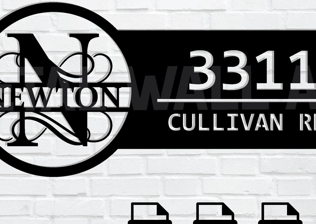 Σετ των 2 Intra απο ξύλο plywood 3mm-4mm πάχος – Εξατομικευμένη προσαρμοσμένη  πινακίδα διεύθυνσης Δίασταση  20x20 cm INTRAFABR-105108202