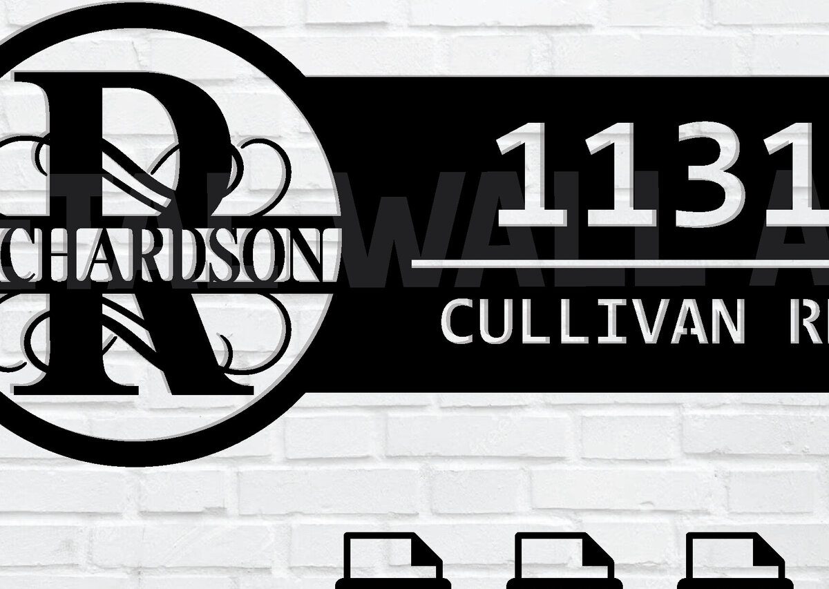 Σετ των 2 Intra απο ξύλο plywood 3mm-4mm πάχος – Εξατομικευμένη προσαρμοσμένη  πινακίδα διεύθυνσης Δίασταση  20x20 cm INTRAFABR-105108387