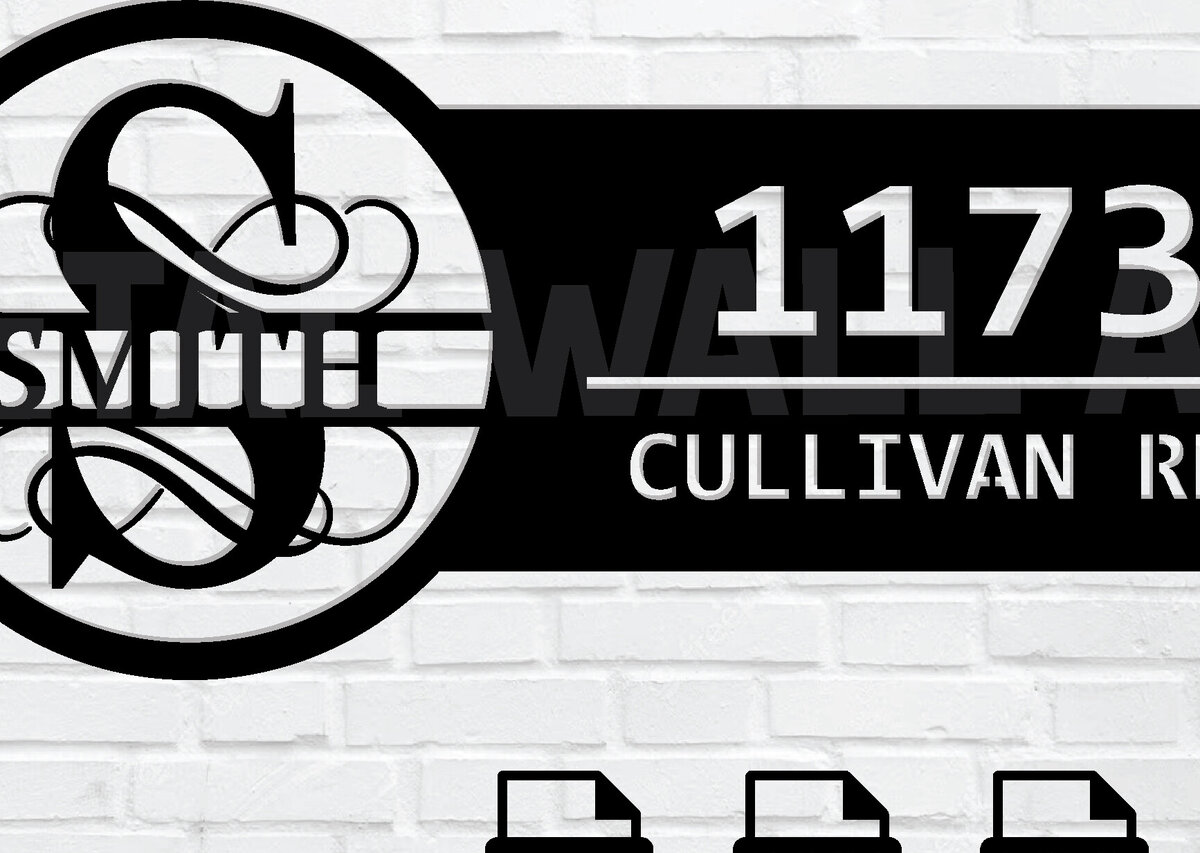 Σετ των 2 Intra απο ξύλο plywood 3mm-4mm πάχος – Εξατομικευμένη προσαρμοσμένη  πινακίδα διεύθυνσης Δίασταση  20x20 cm INTRAFABR-105108434