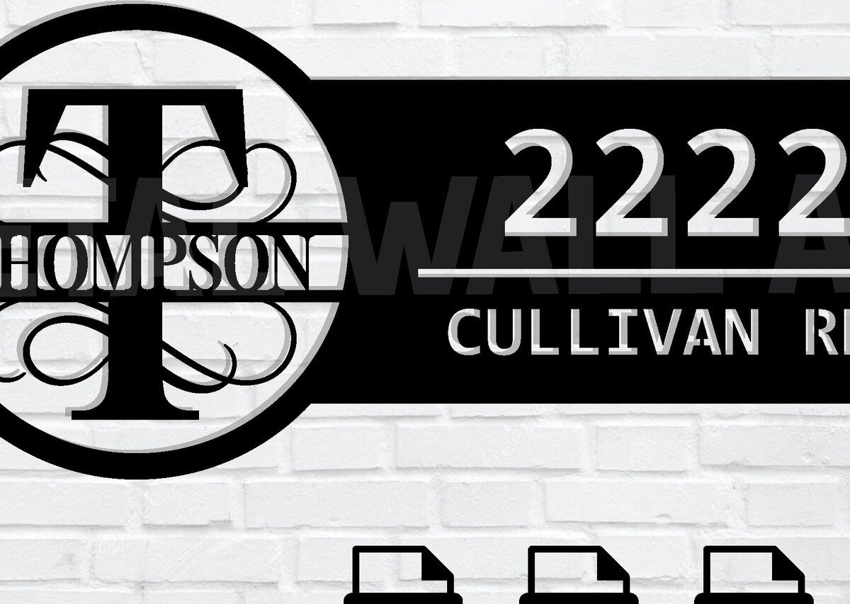 Σετ των 2 Intra απο ξύλο plywood 3mm-4mm πάχος – Εξατομικευμένη προσαρμοσμένη  πινακίδα διεύθυνσης Δίασταση  20x20 cm INTRAFABR-105108470