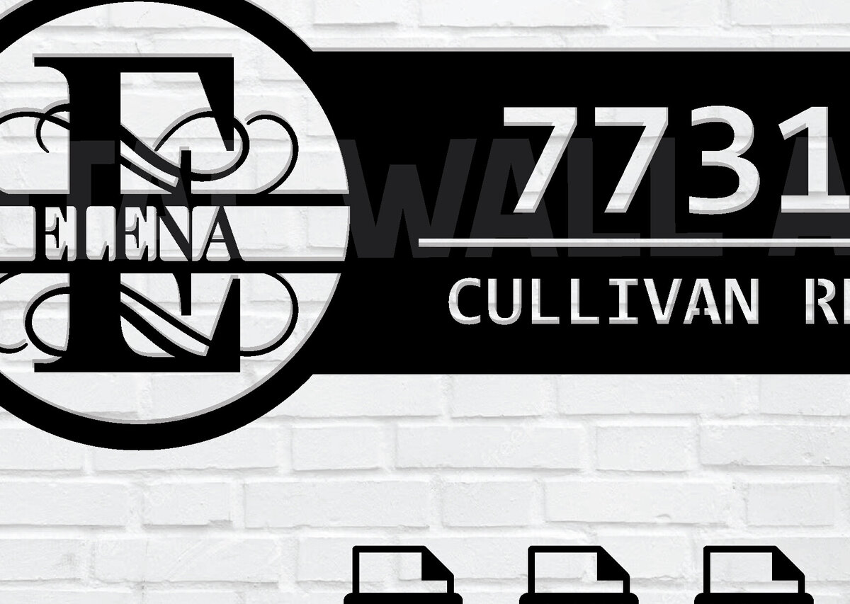 Σετ των 2 Intra απο ξύλο plywood 3mm-4mm πάχος – Εξατομικευμένη προσαρμοσμένη  πινακίδα διεύθυνσης Δίασταση  20x20 cm INTRAFABR-104165926