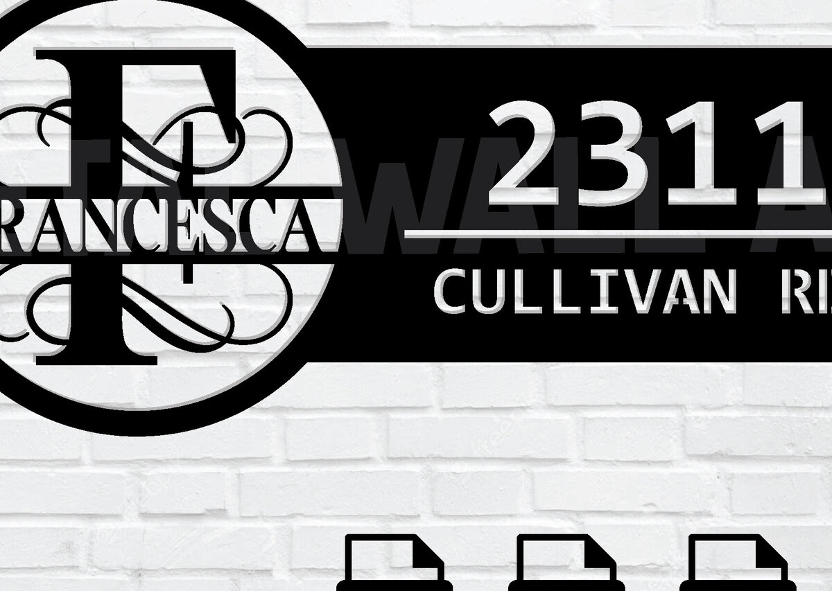 Σετ των 2 Intra απο ξύλο plywood 3mm-4mm πάχος – Εξατομικευμένη προσαρμοσμένη  πινακίδα διεύθυνσης Δίασταση  20x20 cm INTRAFABR-104166211