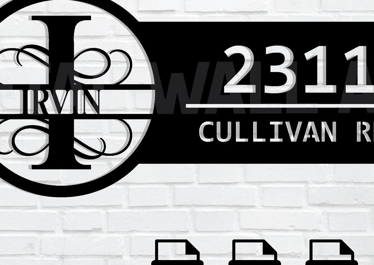 Σετ των 2 Intra απο ξύλο plywood 3mm-4mm πάχος – Εξατομικευμένη προσαρμοσμένη  πινακίδα διεύθυνσης Δίασταση  20x20 cm INTRAFABR-104166575