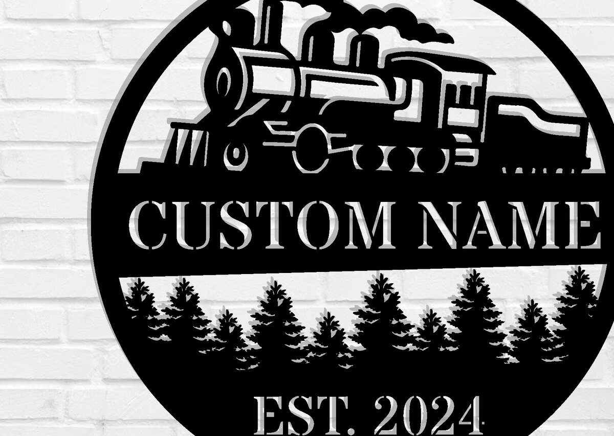 Σετ των 2 Intra απο ξύλο plywood 3mm-4mm πάχος – Εξατομικευμένη προσαρμοσμένη  πινακίδα τρένου Δίασταση  20x20 cm INTRAFABR-106720649