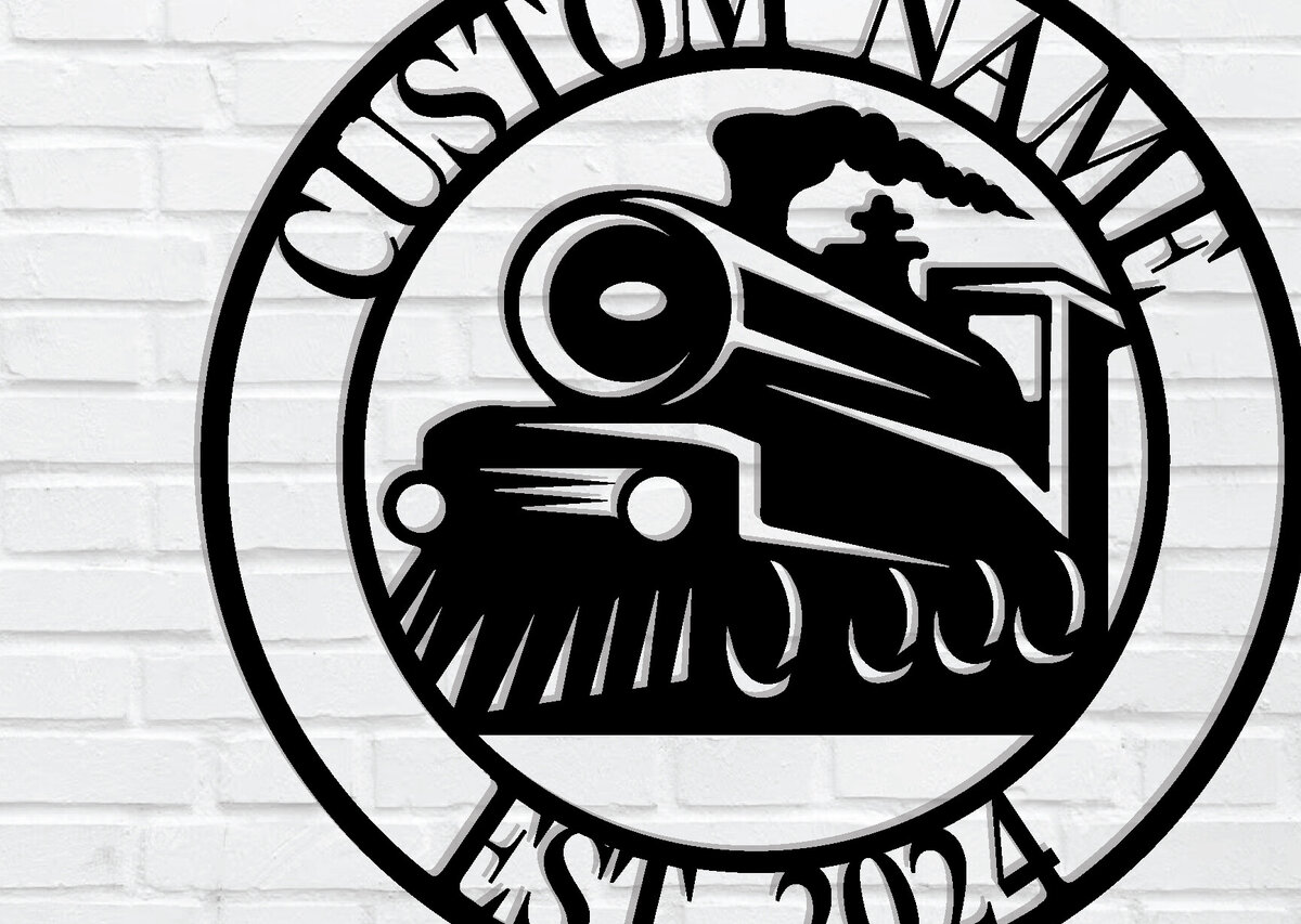 Σετ των 2 Intra απο ξύλο plywood 3mm-4mm πάχος – Εξατομικευμένη προσαρμοσμένη  πινακίδα τρένου Δίασταση  20x20 cm INTRAFABR-106720483