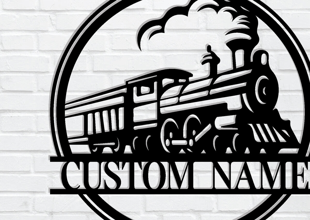 Σετ των 2 Intra απο ξύλο plywood 3mm-4mm πάχος – Εξατομικευμένη προσαρμοσμένη  πινακίδα τρένου Δίασταση  20x20 cm INTRAFABR-106720552